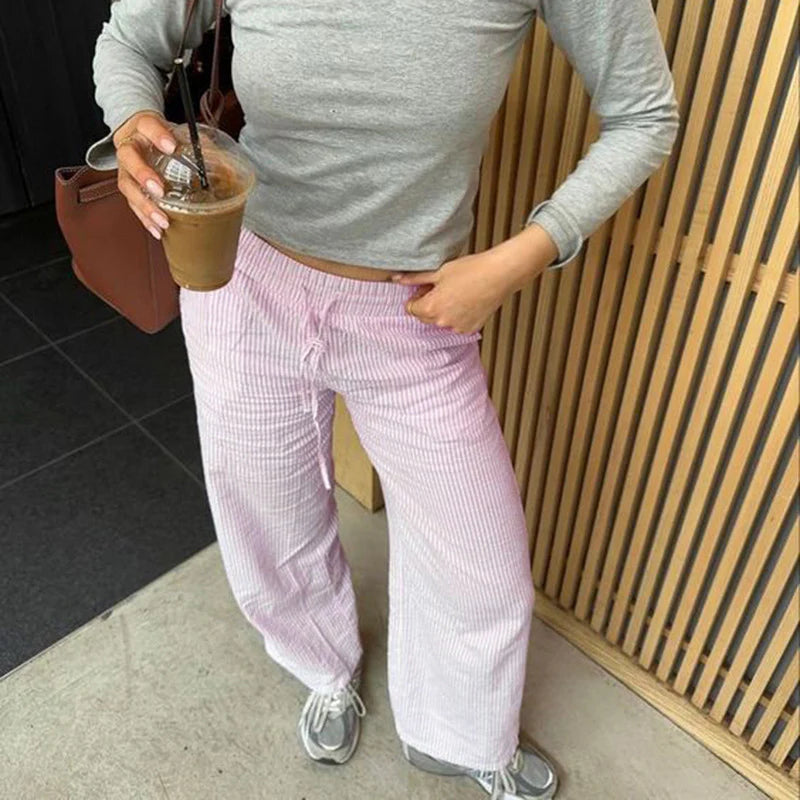 Calça Listrada Alexandra