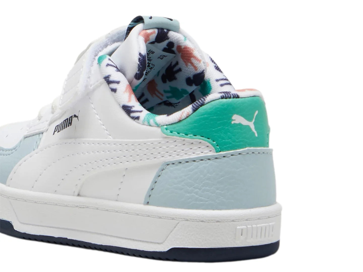 Tenis PUMA Caven 20 Playmobil Blanco y Azul para Niño