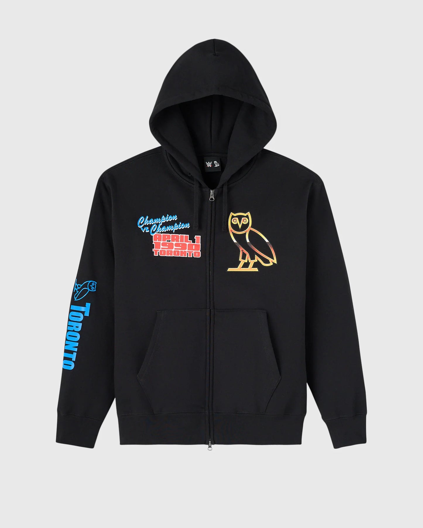 WWE Wrestlemania VI Full Zip Hoodie Black