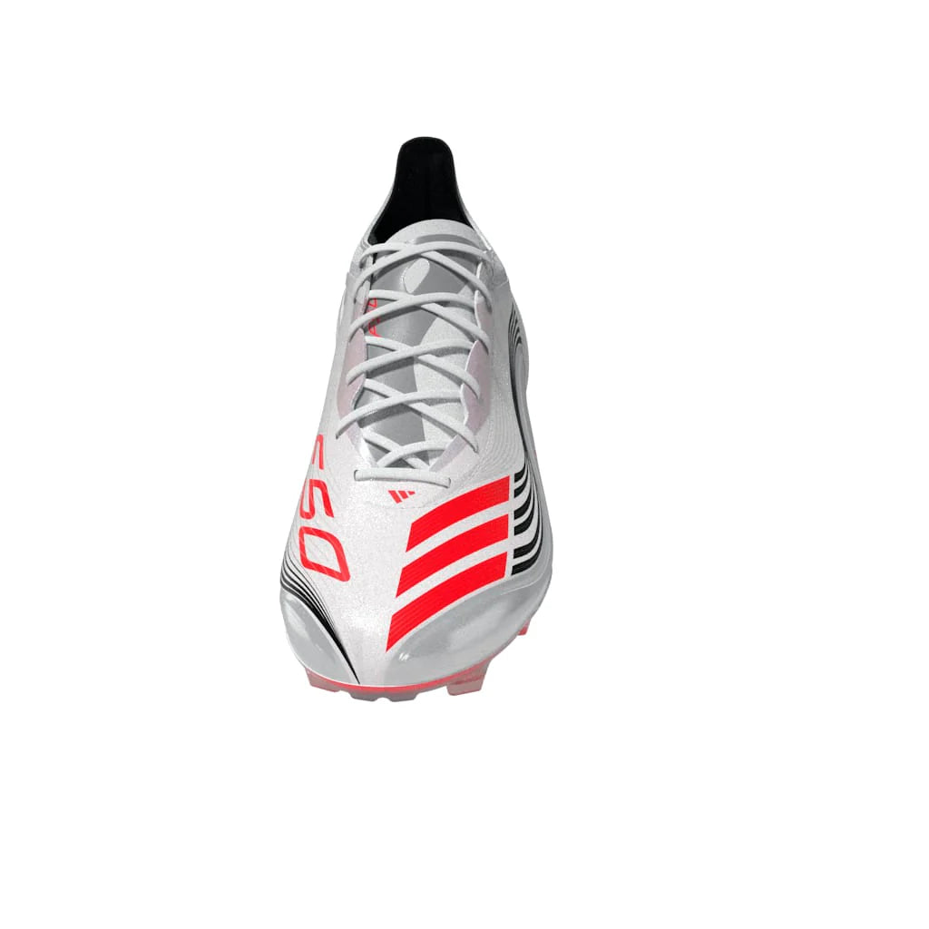 adidas F50 Messi Elite Firm Ground Soccer Cleats White Red