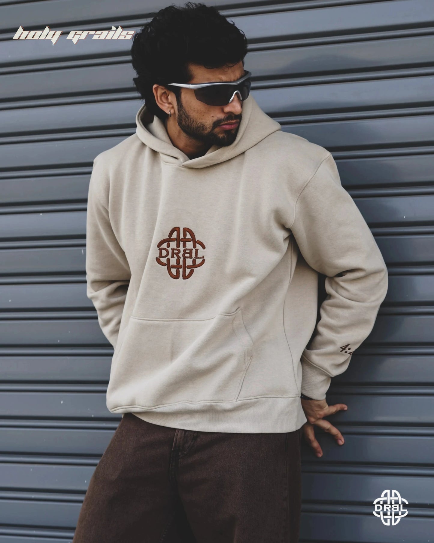 Ivory Beige Daylight Hoodie HG x DRBL