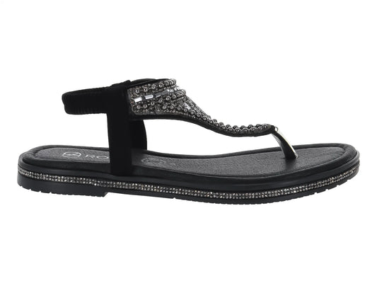 Sandalias ROZE Negro para Mujer