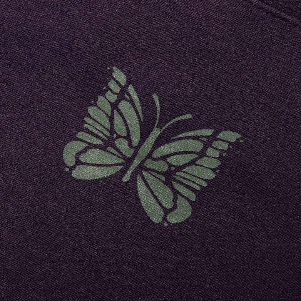 Deconstructed Sweatshirt Purple