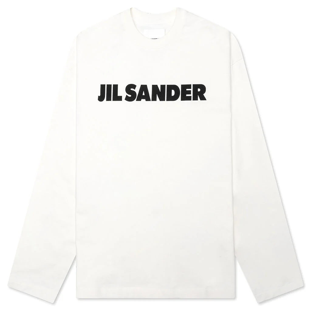 Long Sleeve Logo T Shirt Porcelain