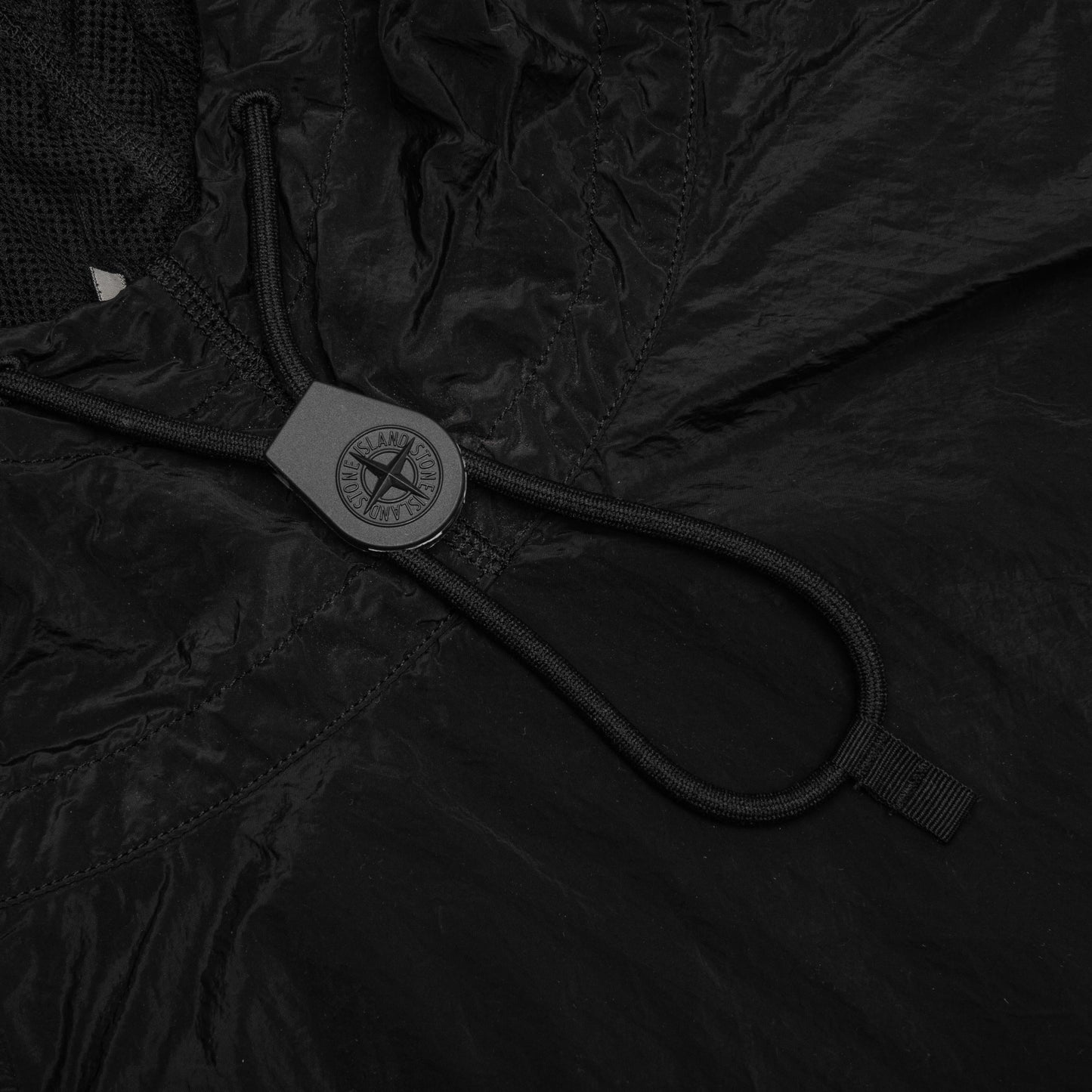 Funnel Neck Lightweight Jacket Black