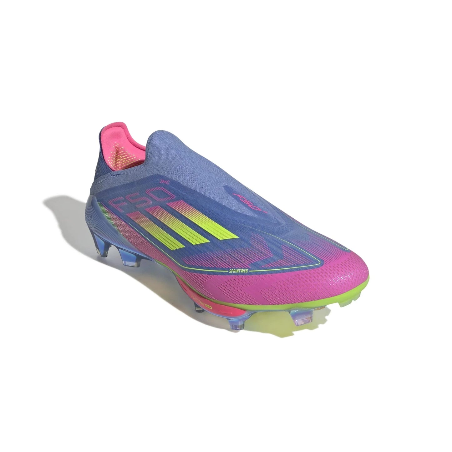 adidas F50 FG Mens Soccer Cleats Blue Fusion Lemon Pink