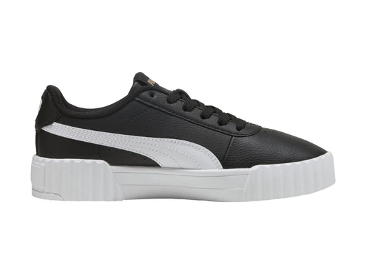 Tenis PUMA Carina 30 Negro y Dorado para Mujer