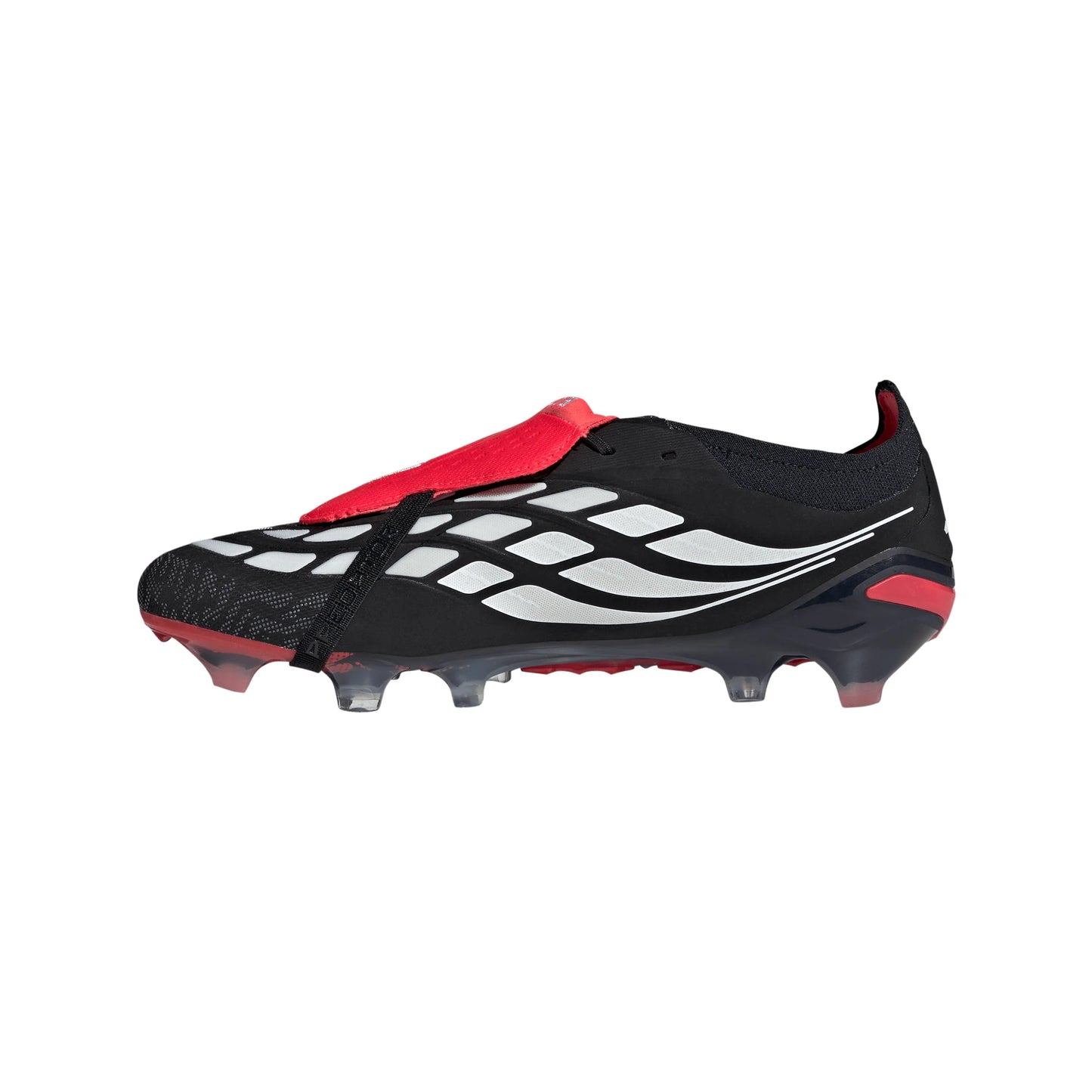 adidas Predator Elite Fold Over Tongue FG Firm Ground Mens Soccer Cleats Black White