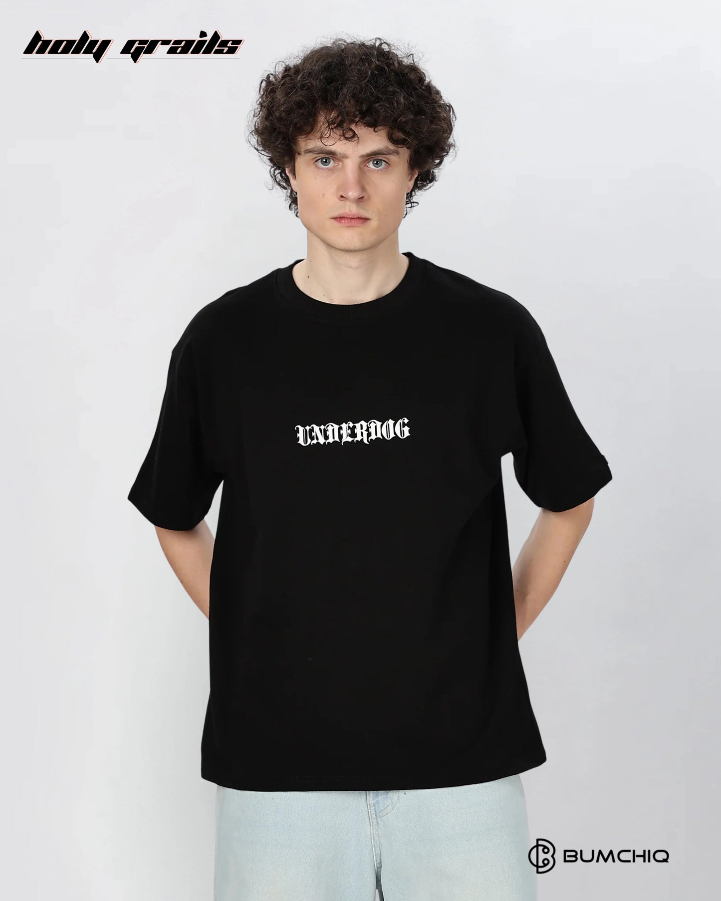 Underdog Black Oversize Tee HG x Bumchiq