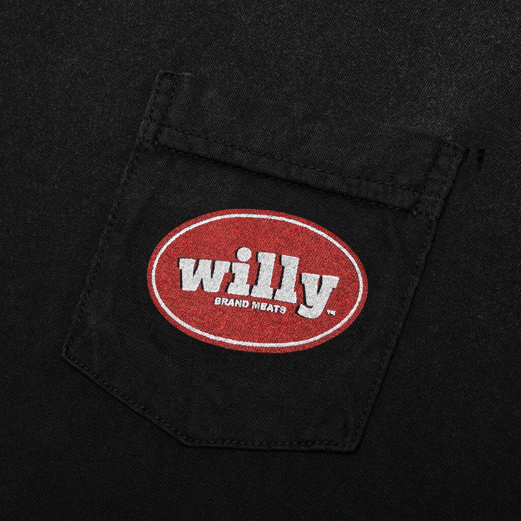 Chorizo Destroyed Easy Tee Washed Black