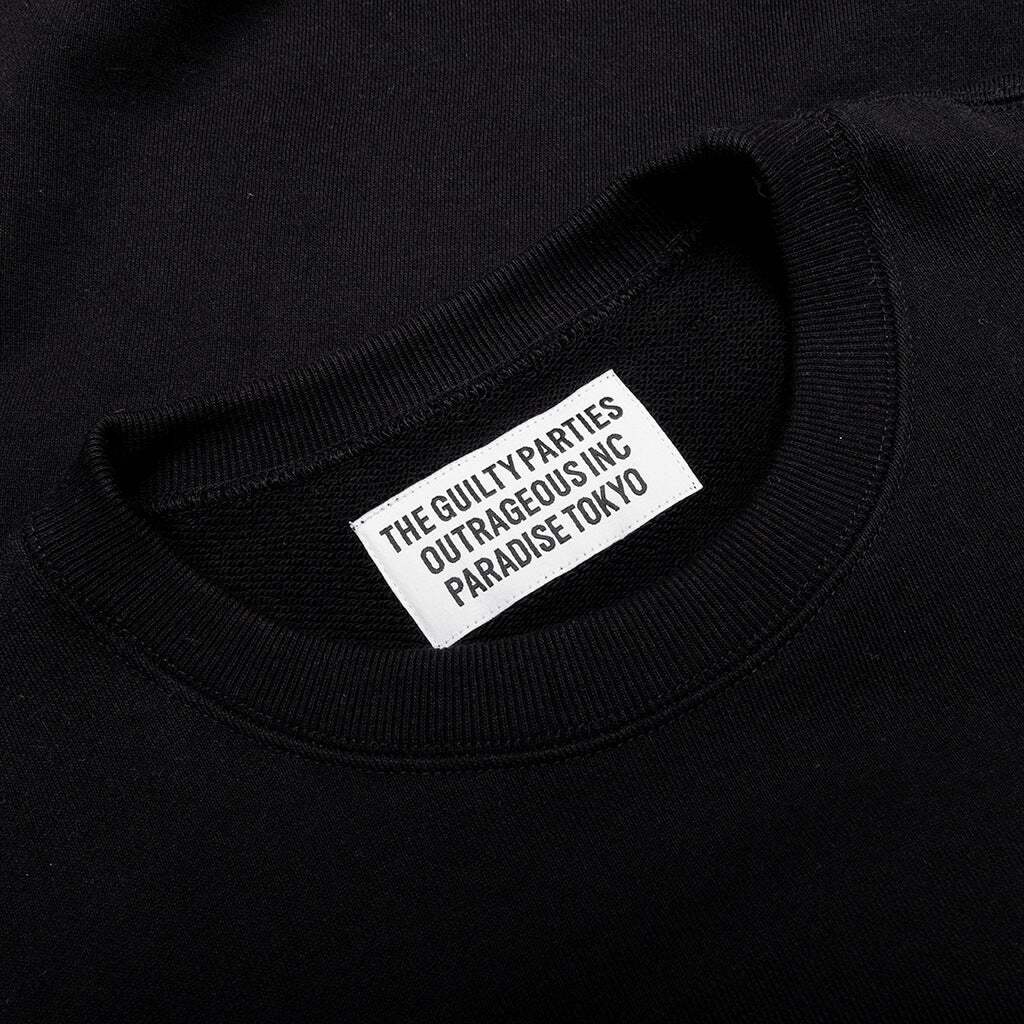 Middle Weight Crewneck Sweatshirt Type 2 Black