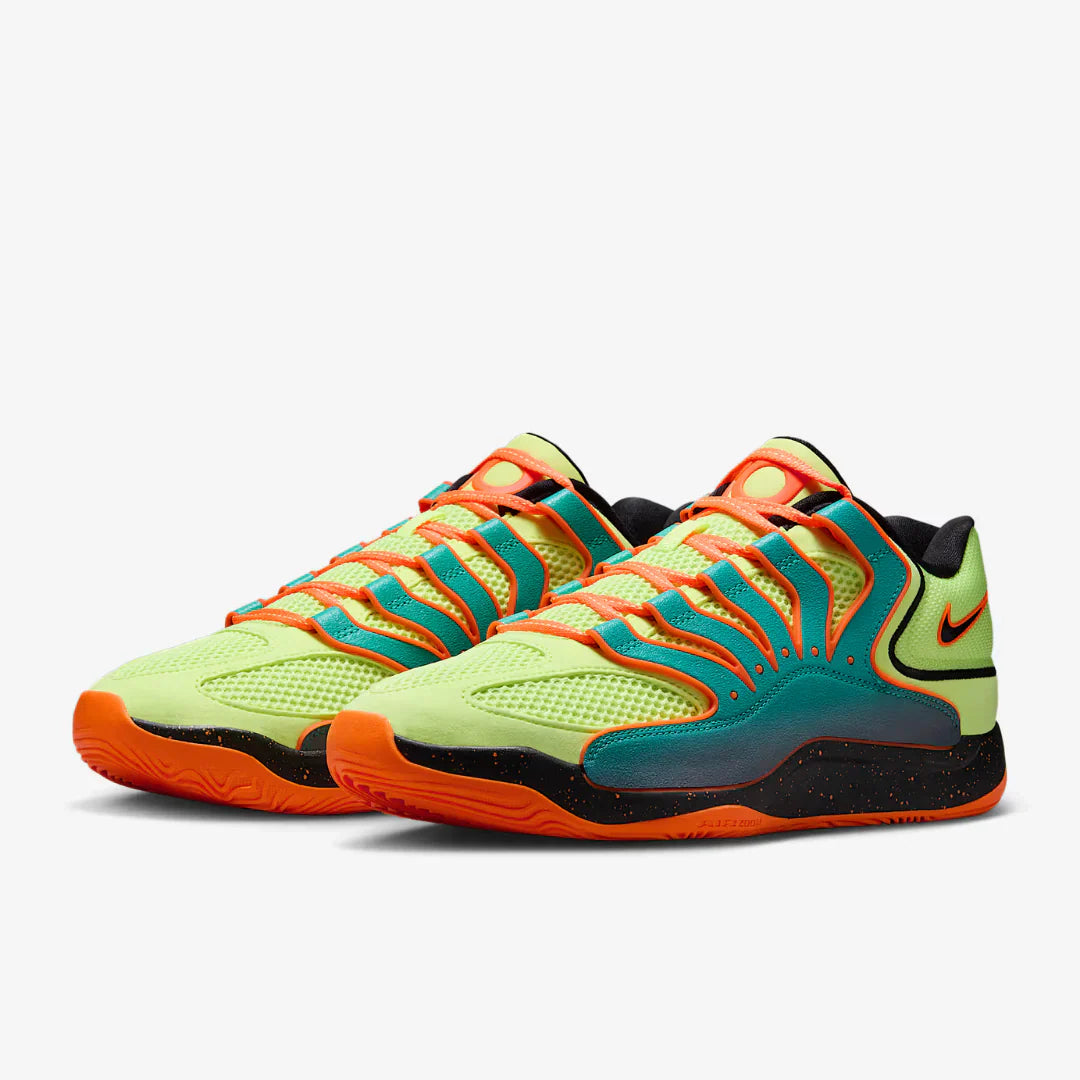 Tenis Nike KD18 Verde Laranja