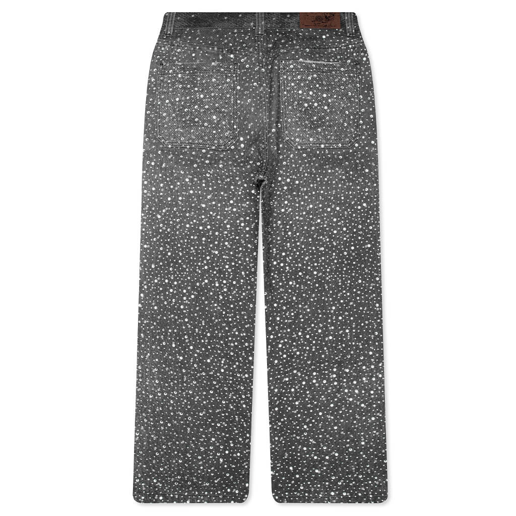 20K Swarovski Diamond Boro Jean Black