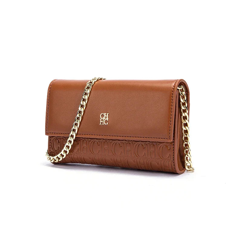 Bolsa de Ombro de Couro Livorno