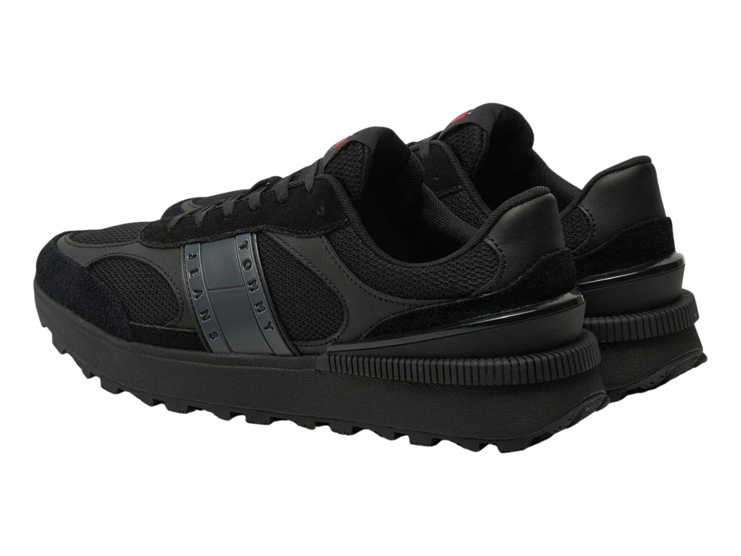 Tenis Tommy Hilfiger Technical Runner Negro para Hombre