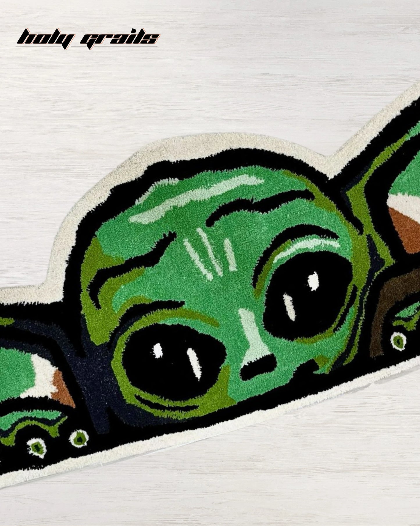 Yoda Peek Hand Tufted Rug