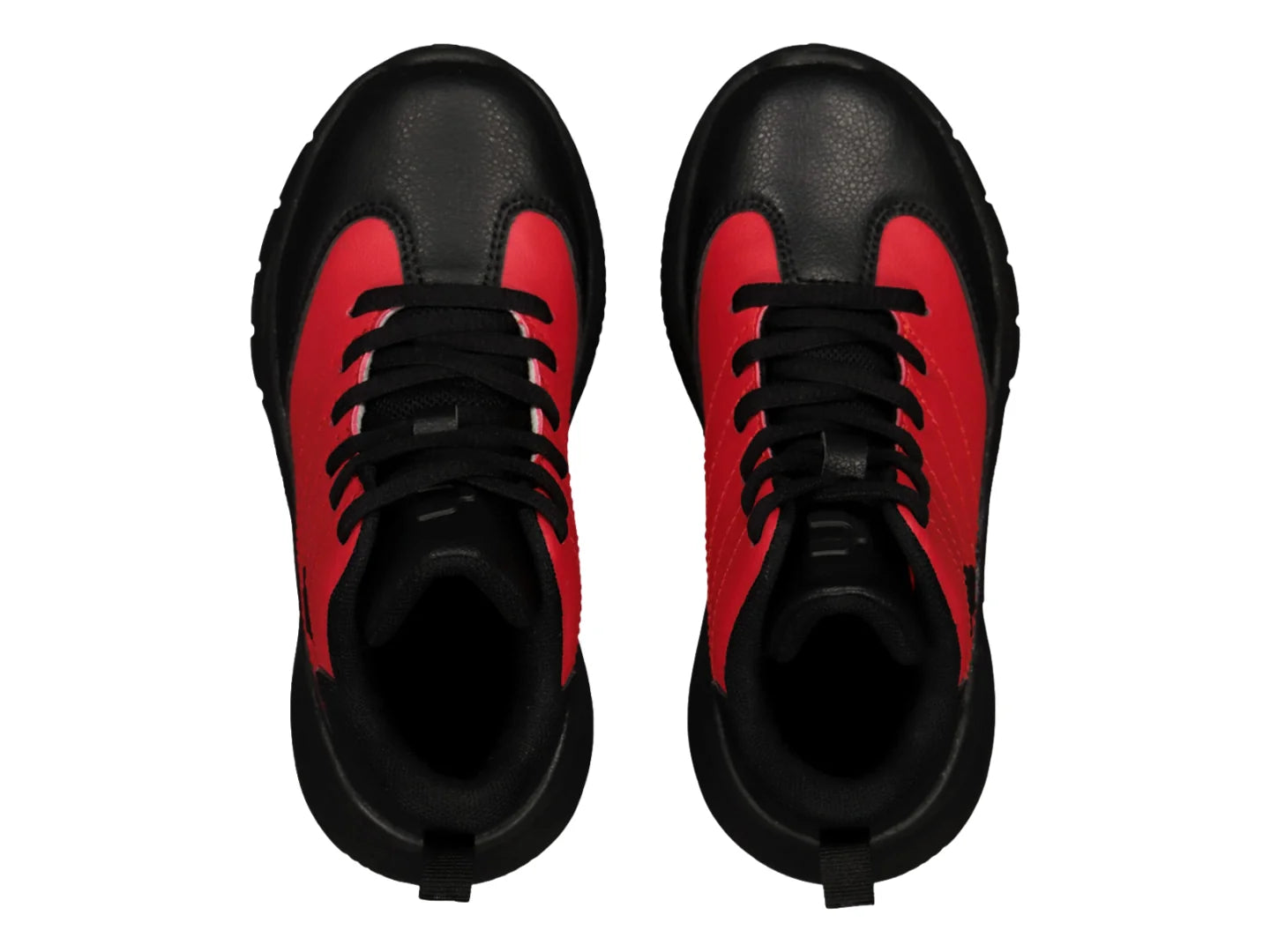 Tenis Charly para Baloncesto Rojo y Negro para Niño