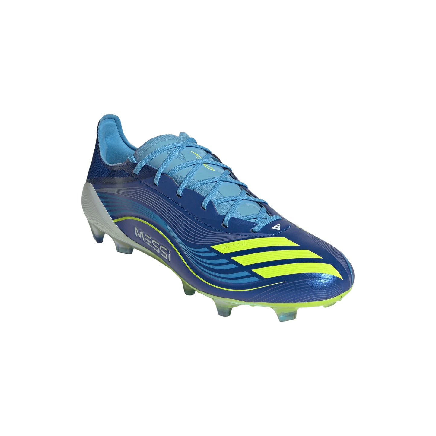 adidas F50 Messi Elite FG Mens Soccer Cleats Royal Blue Yellow Blue