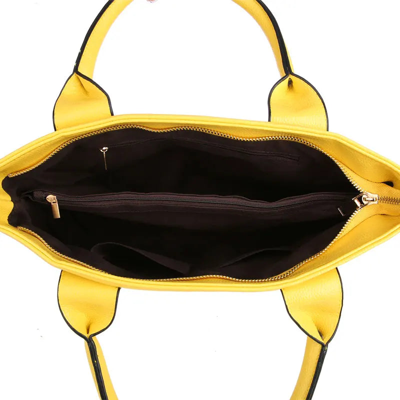 Bolsa de Mão de Couro Positano