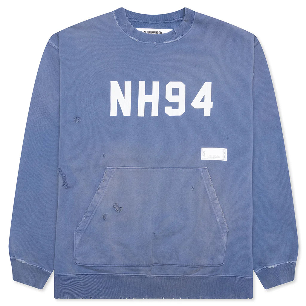 Savage Sweat L S Shirt Blue