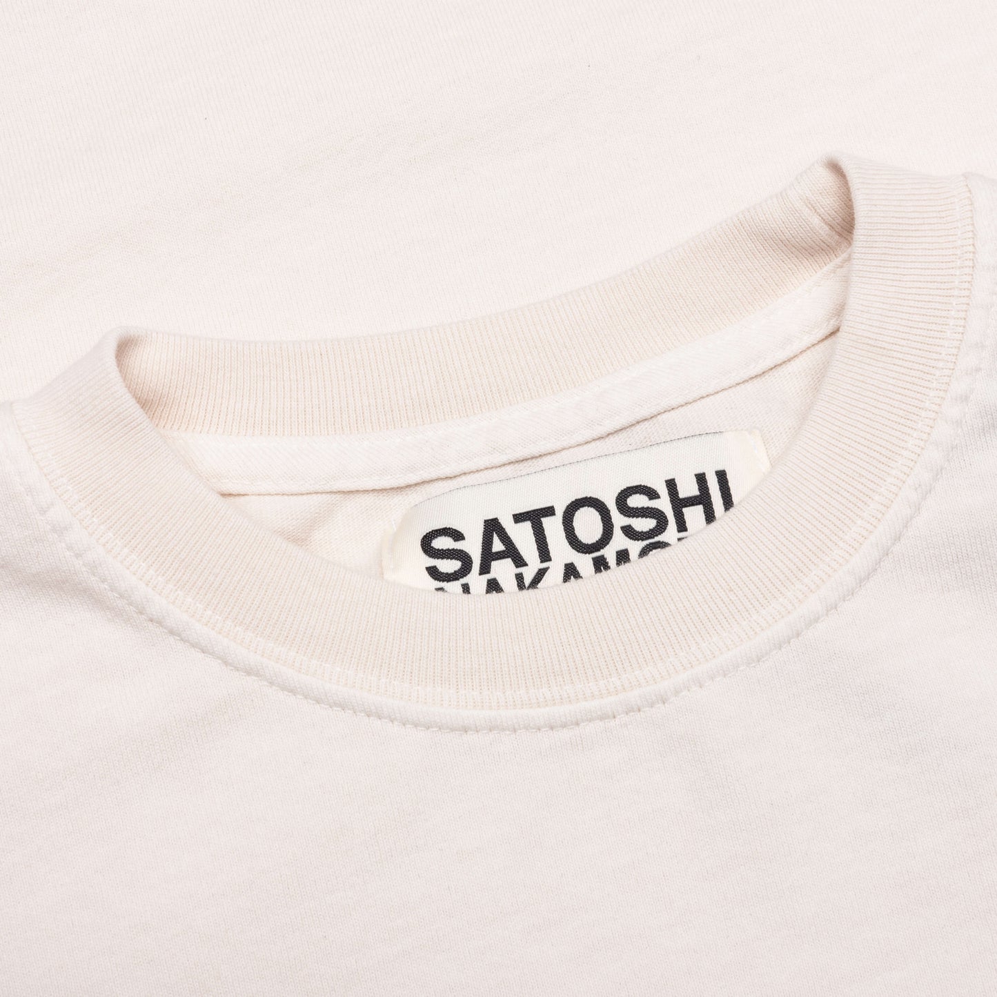 Satoshi Logo Tee White