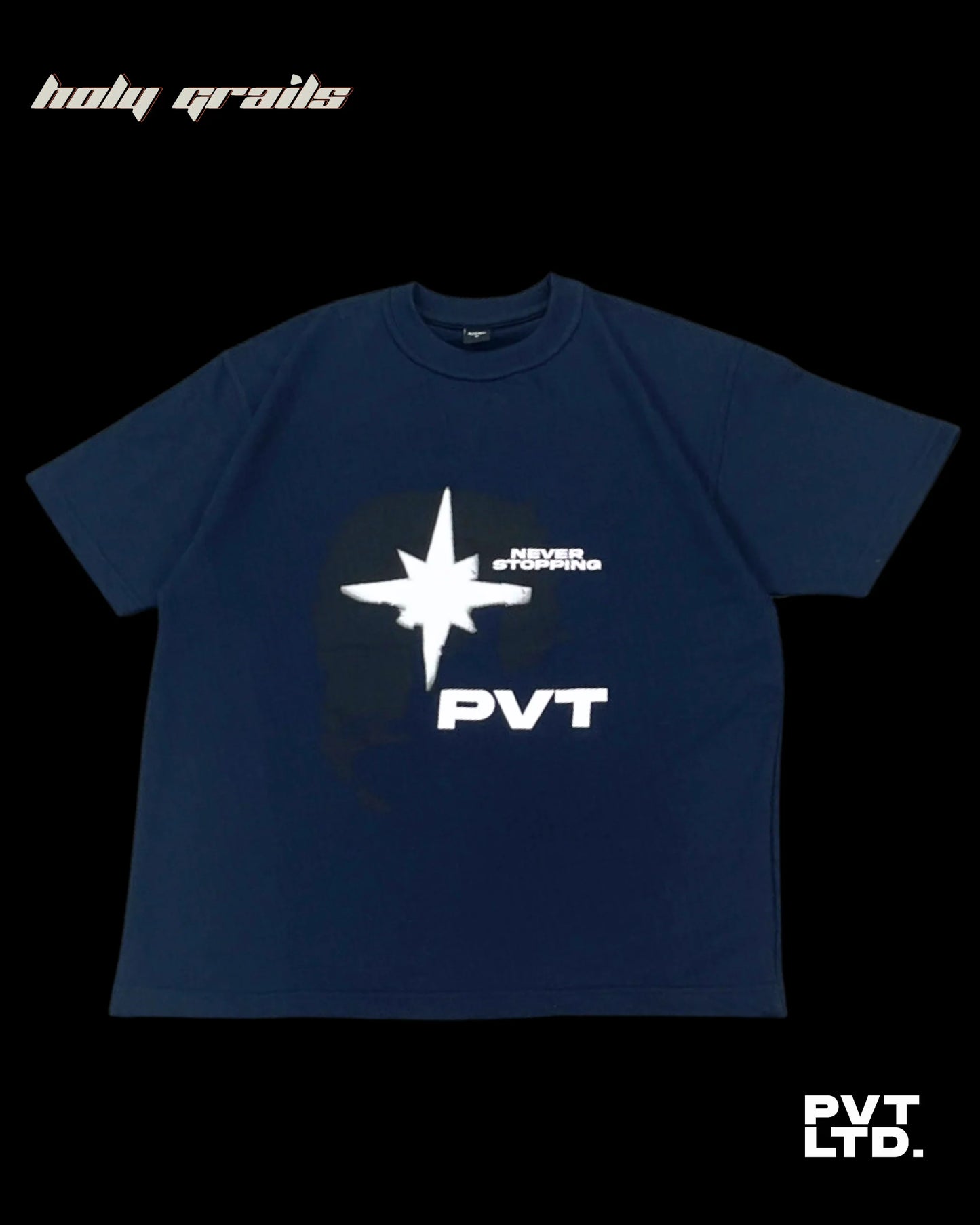 Vision Will Never Let Us Stop T Shirt HG x Pvt Ltd