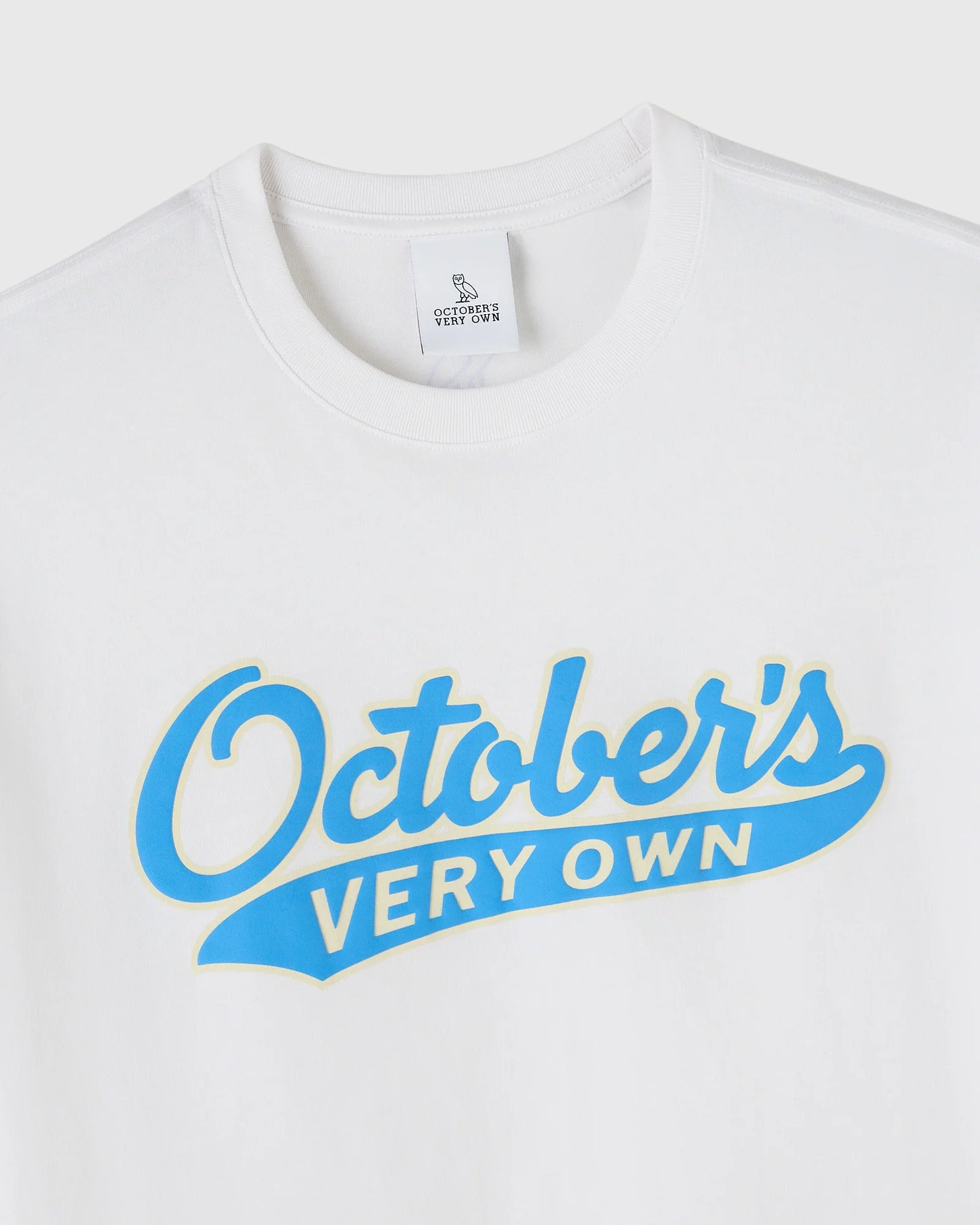 Sports Script Tee White