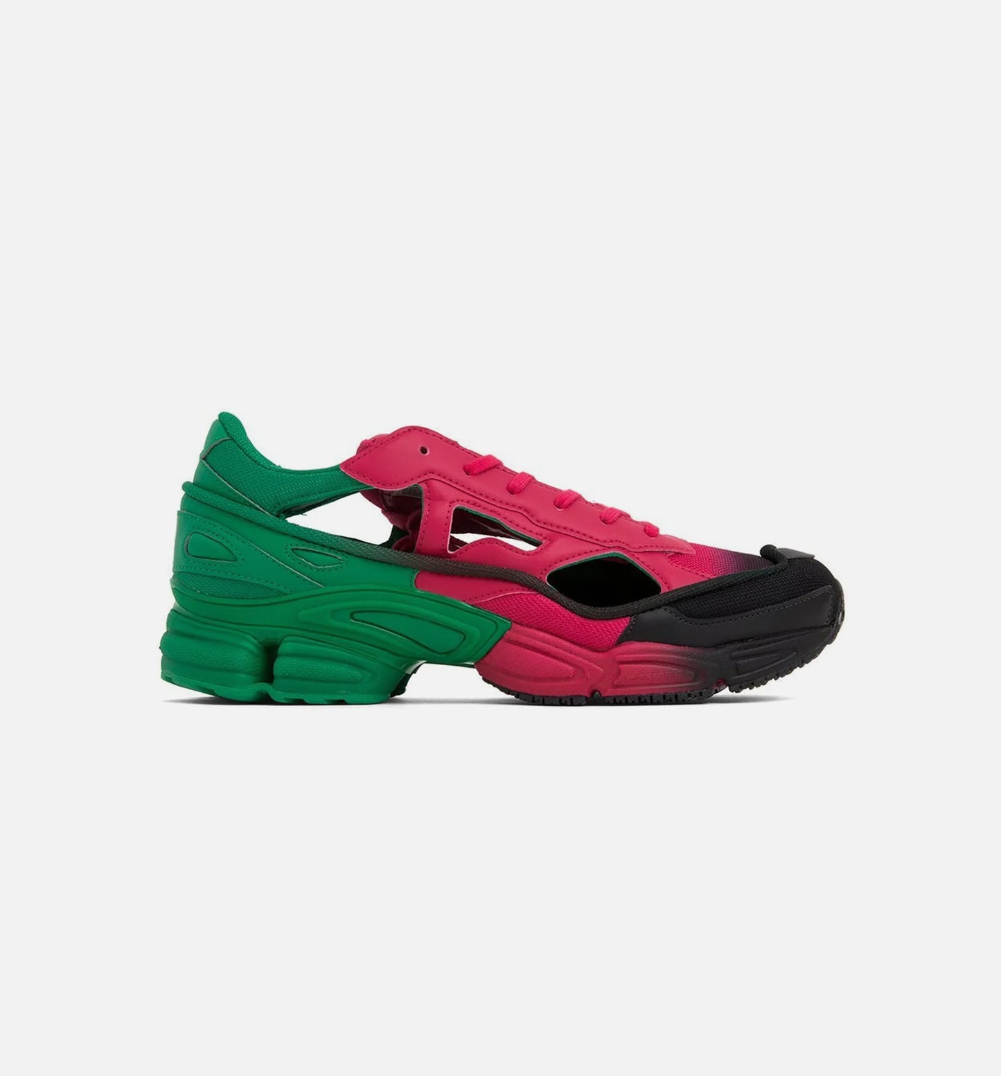 Raf Simons Ozweego Replicant Mens Shoes Green Berry Black