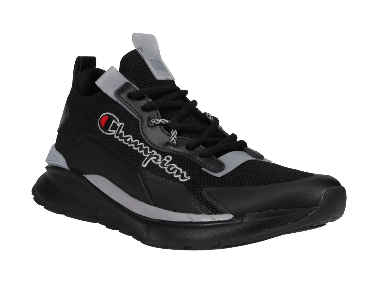 Tenis Champion Flexer Spell Negro y Gris para Hombre