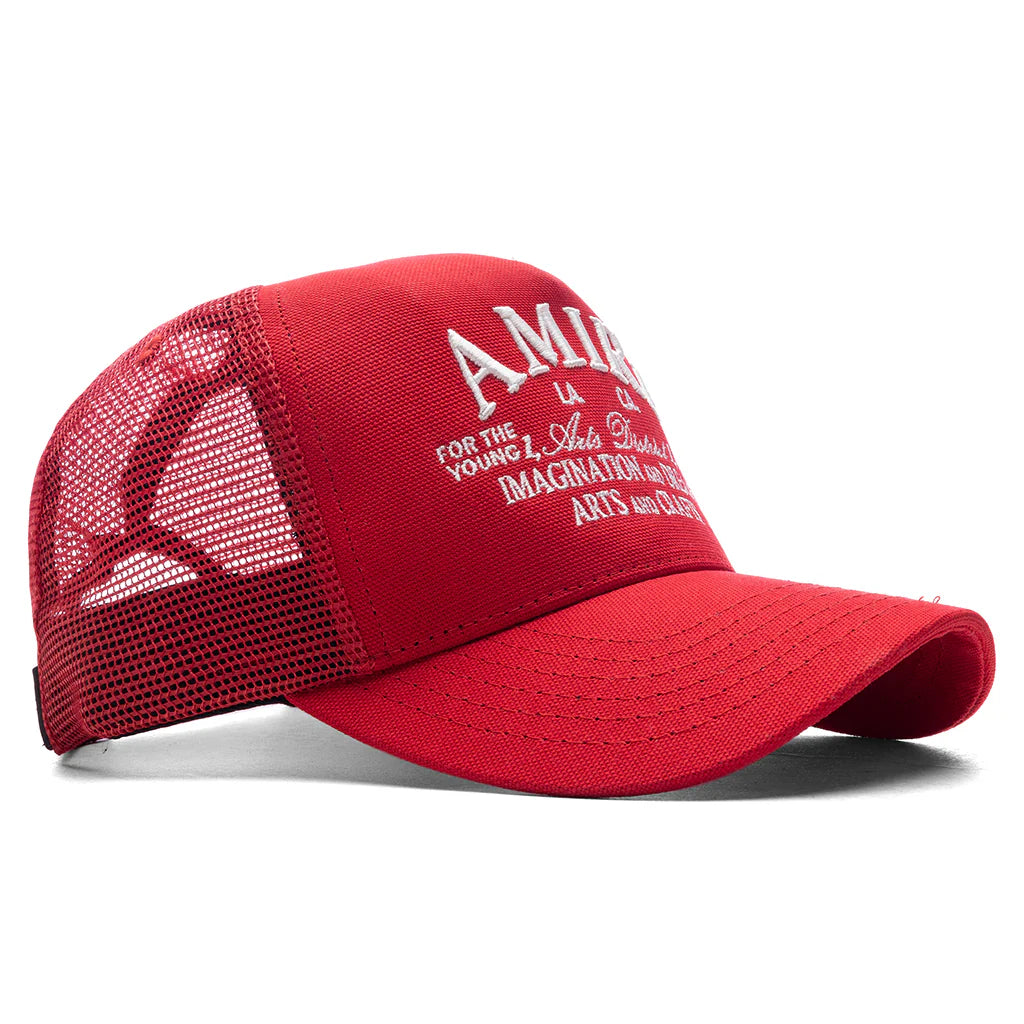 Arts District Trucker Hat Red