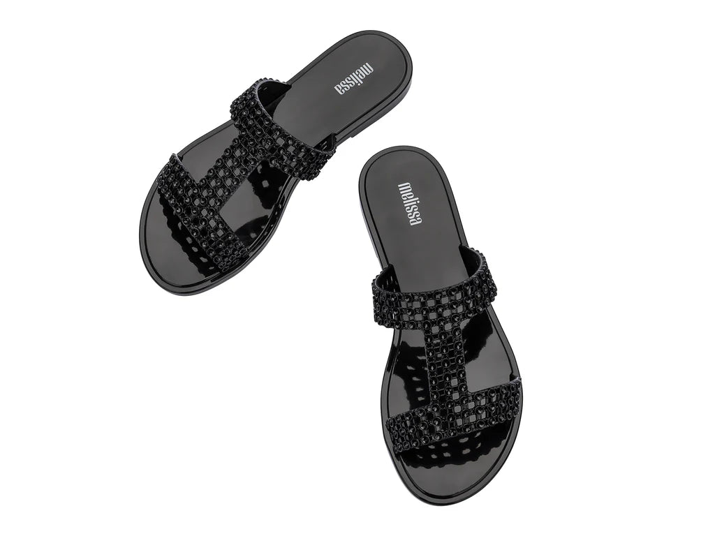 Sandalias Melissa Glowing Slide Negro para Mujer