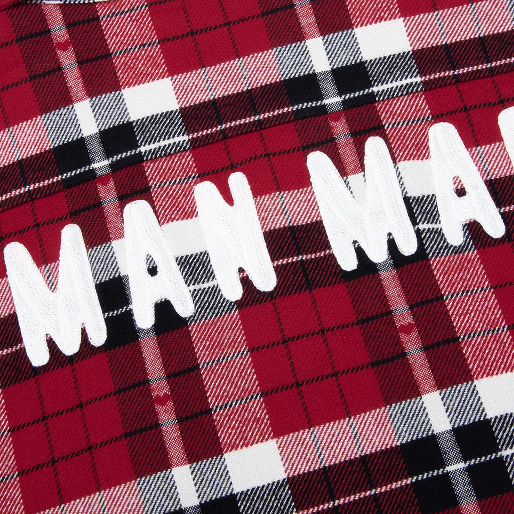 Flannel Check Shirt Red