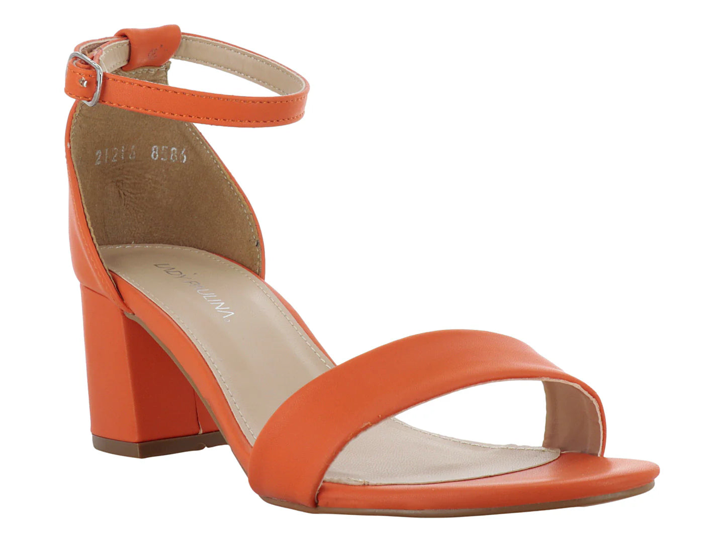 Sandalias Lady Paulina Naranja para Mujer