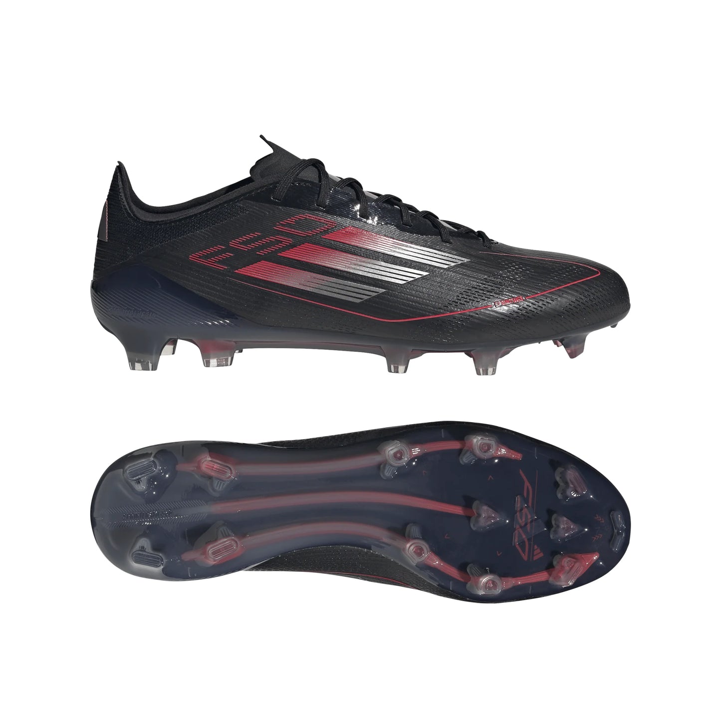 adidas F50 Elite Firm Ground Boots Black Red