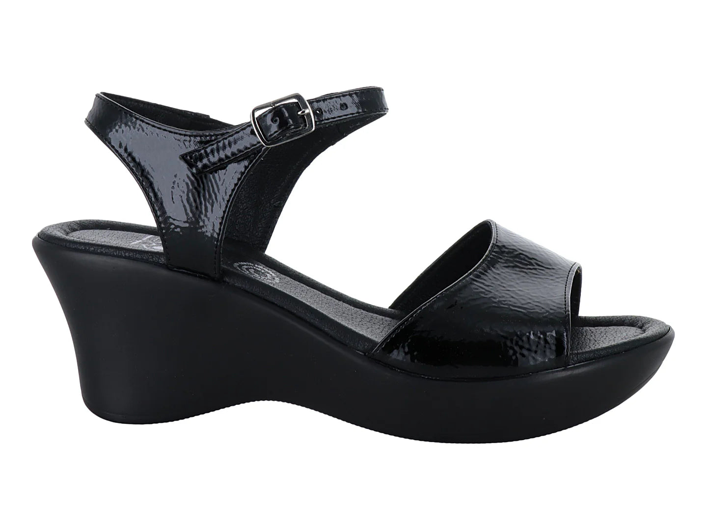 Sandalias Luna Rosa de Plataforma Negro para Mujer
