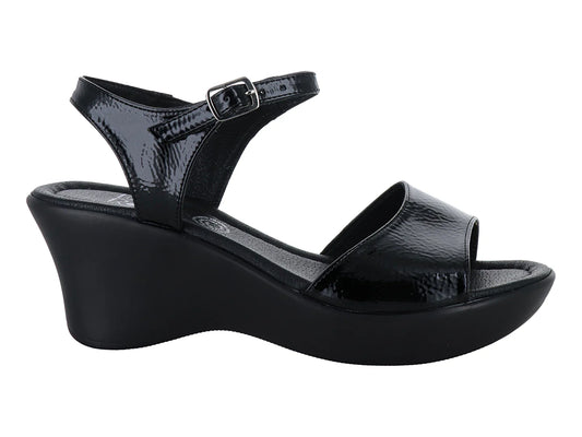 Sandalias Luna Rosa de Plataforma Negro para Mujer