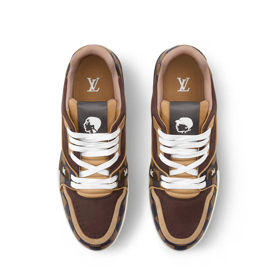 Louis Vuitton Trainer Sneaker Damier Ebene Brown