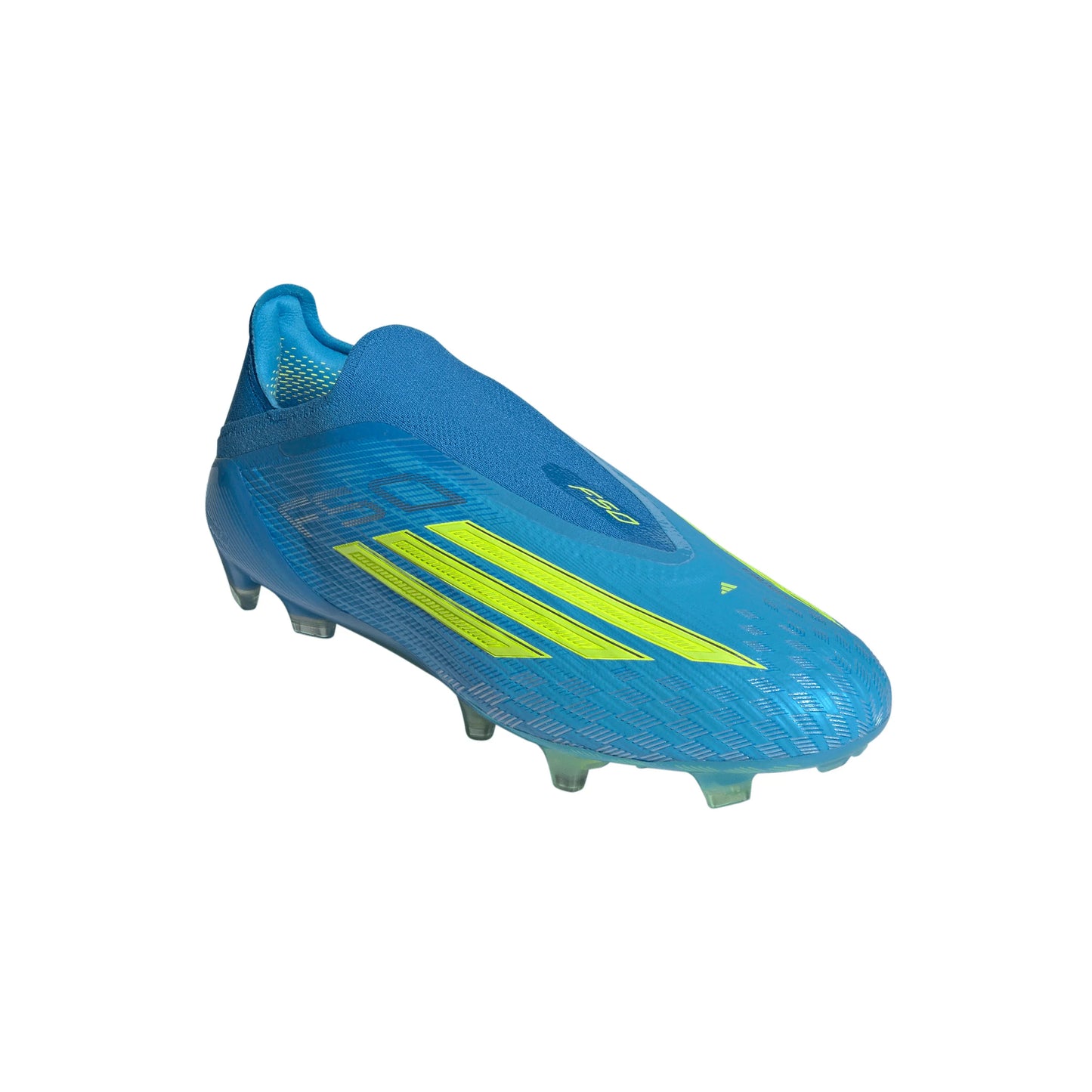 adidas F50 Elite Laceless FG Firm Ground Mens Soccer Cleats Blue Yellow Aqua