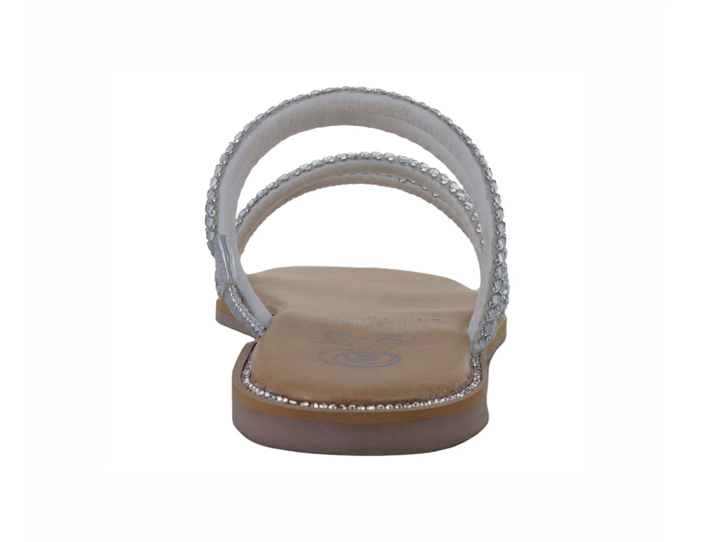 Sandalias Luna Rosa Trenzadas Plata para Mujer