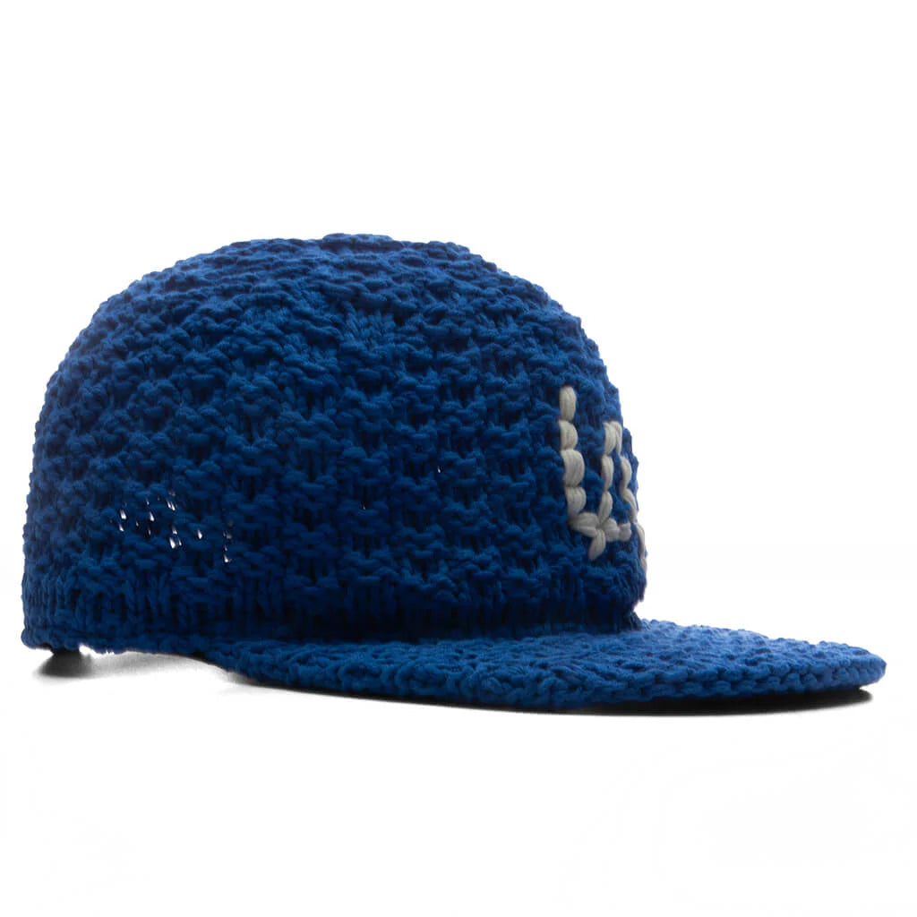 Crochet Knit Cap Blue