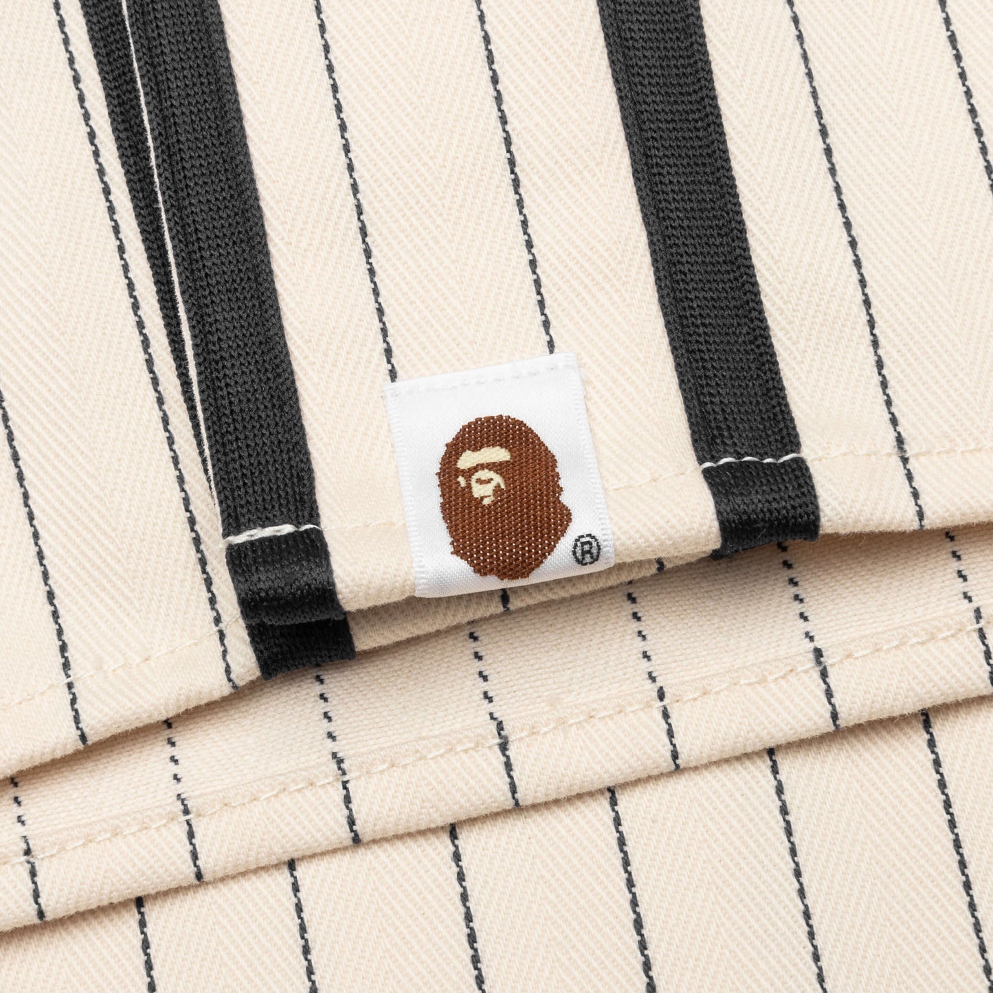 A Bathing Ape Baseball Shirt Ivory