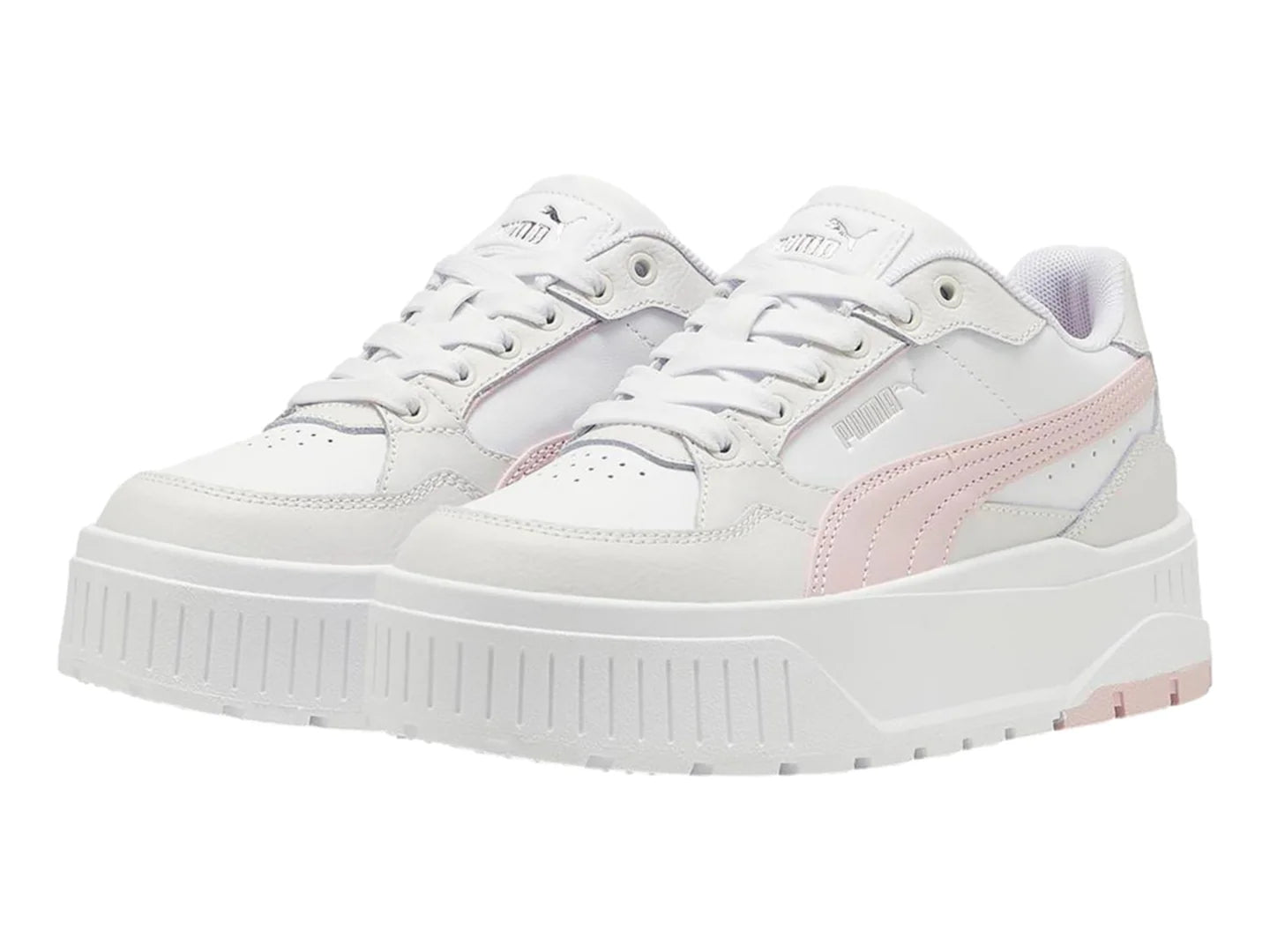 Tenis PUMA Carmen II Idol Blanco y Rosa para Niña