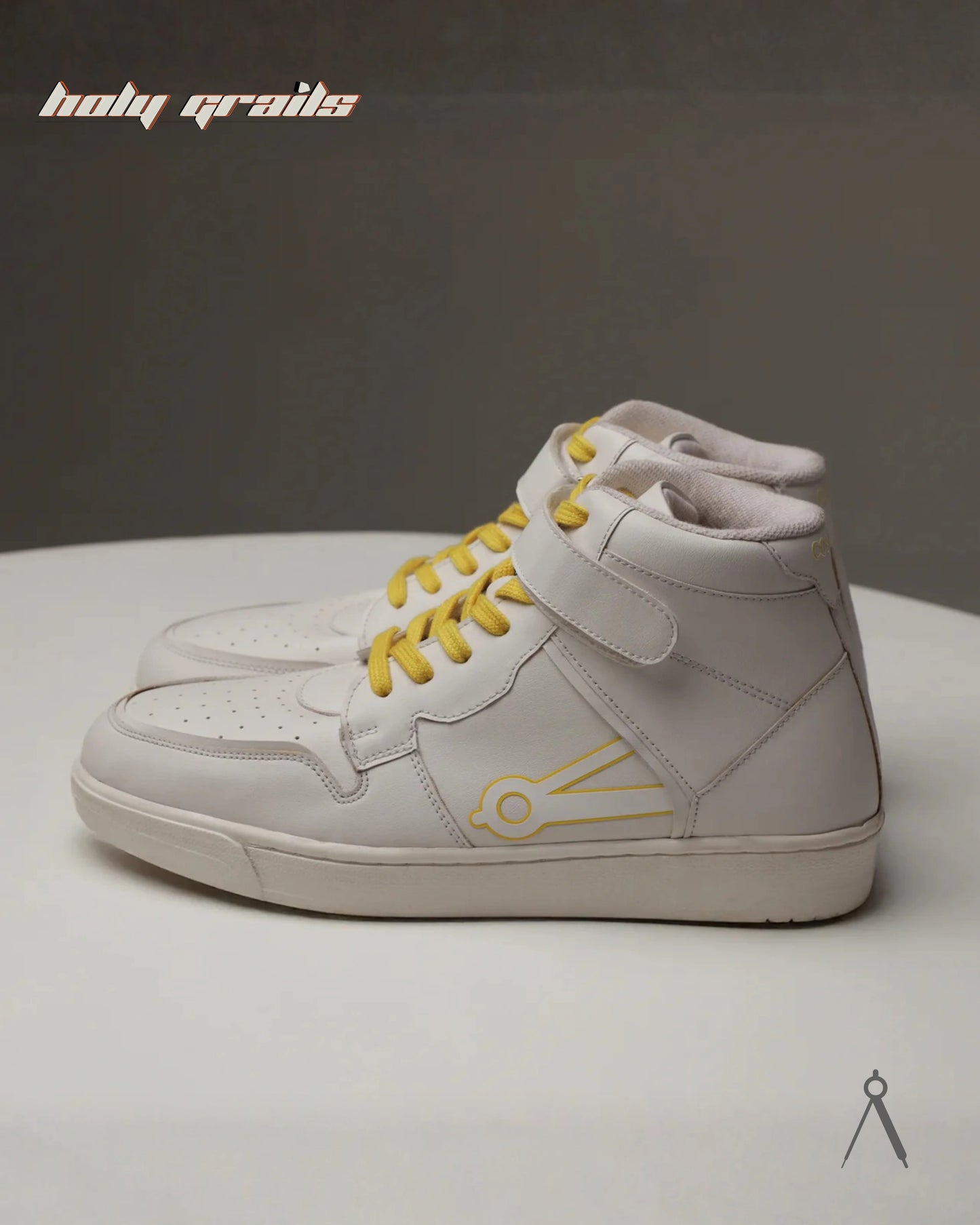 Vector White Yellow Accent High Sneakers HG x Cos Tan