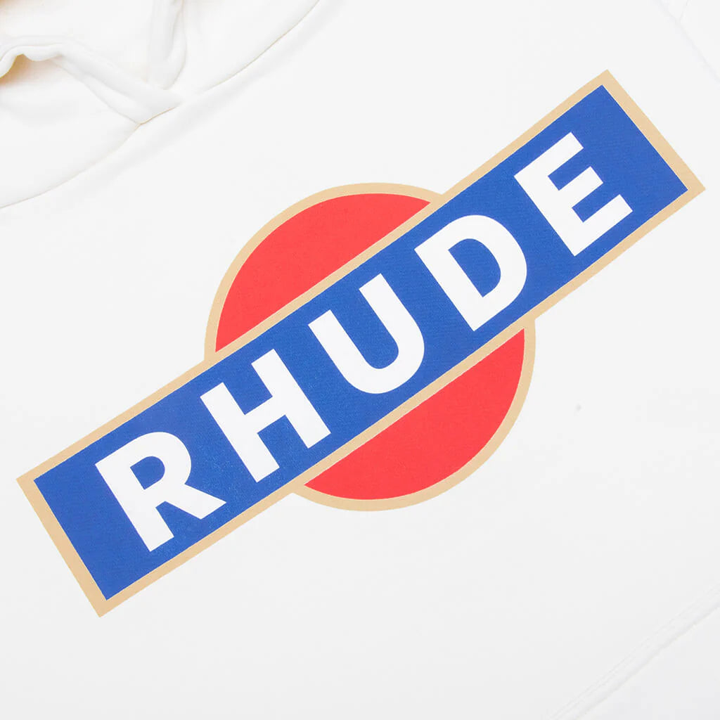 Vintage Racer Hoodie Vintage White