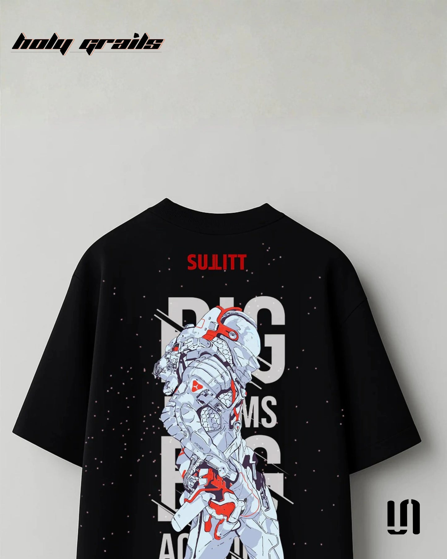 Moon Walker Black Oversized Tee HG x Sullitt