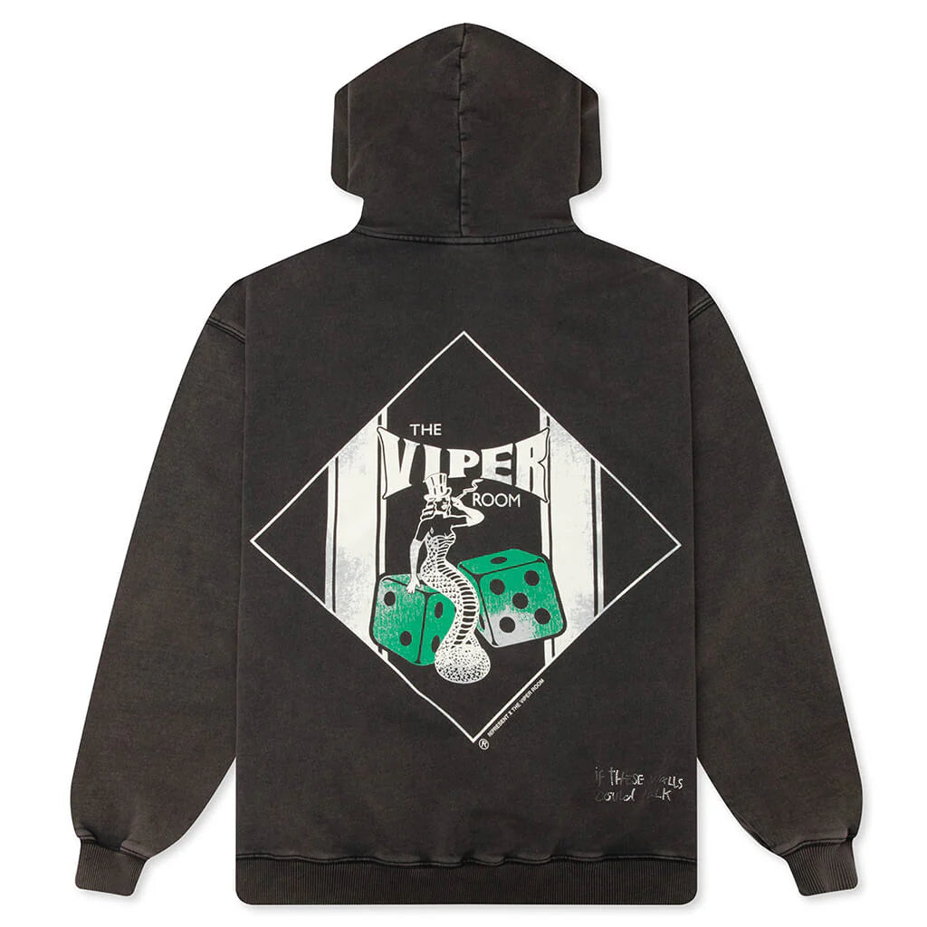 Represent x The Viper Room Dice Hoodie Vintage Grey