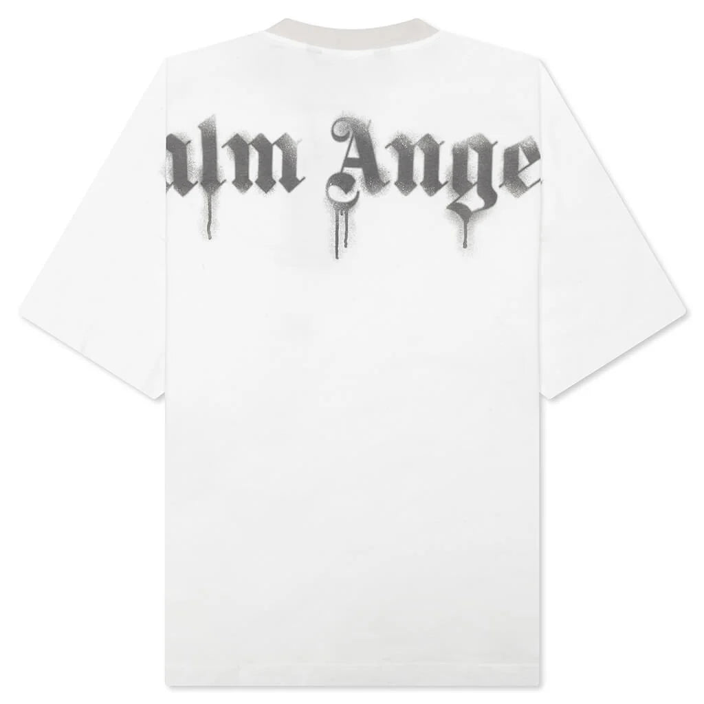 Portrait Pencil Over Tee Off White Grey