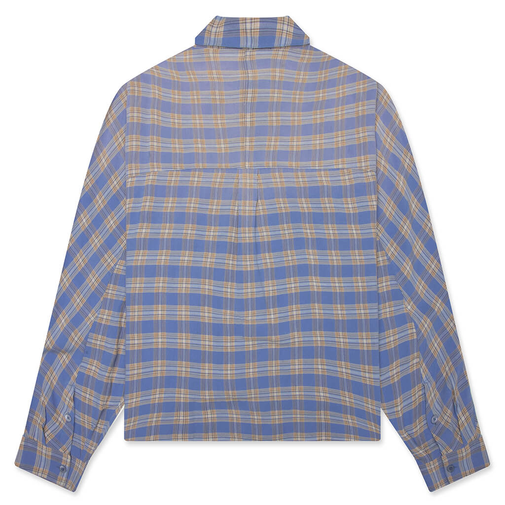 Santa Monica Flannel Drift Blue
