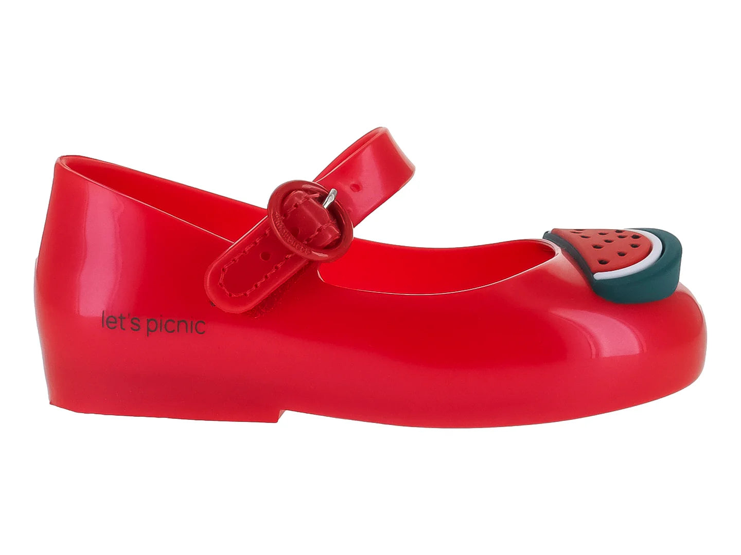 Zapatos Flats Mini Melissa Rojo para Niña