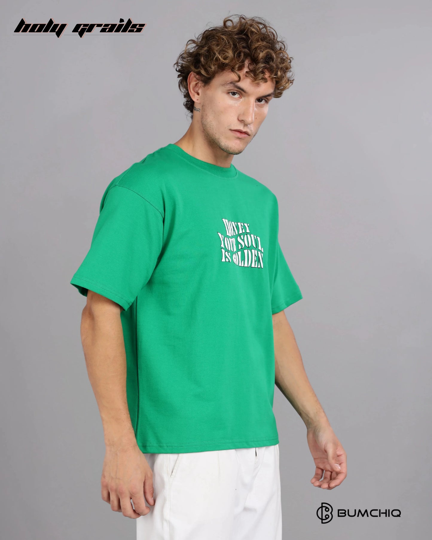 Goat Aura Green Oversize Tee HG x Bumchiq